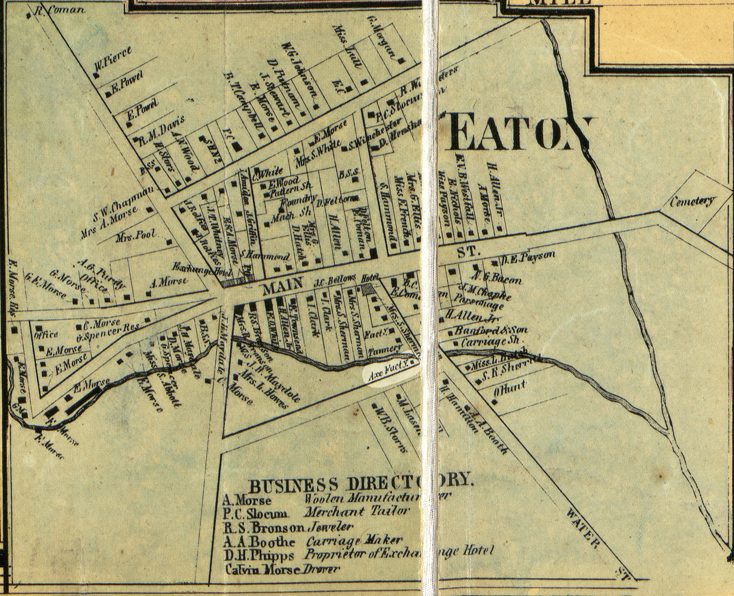 1859 Madison County Map Eat-3 Excerpt